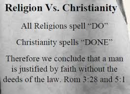 christianity is not religion