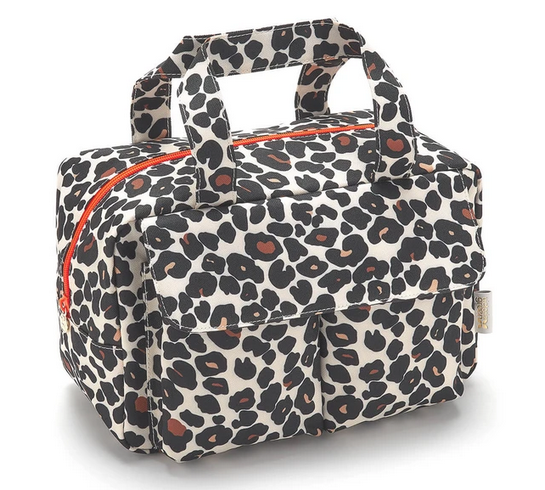 leopard print carry all