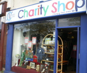 charity shops london